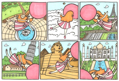 strip extrait de "Bubble Gum"